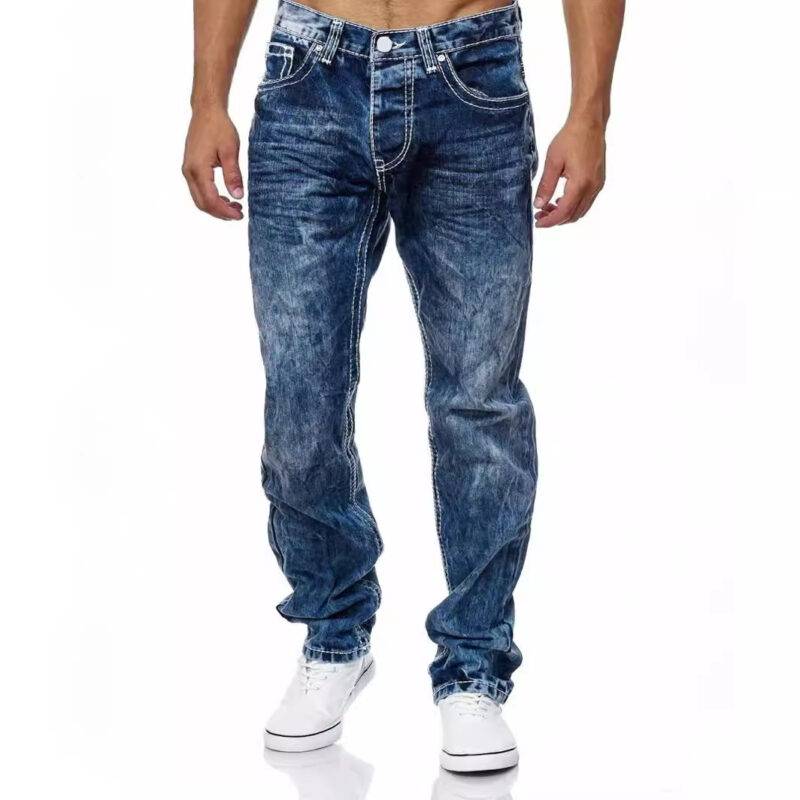 European And American Straight Men's Jeans - Image 2
