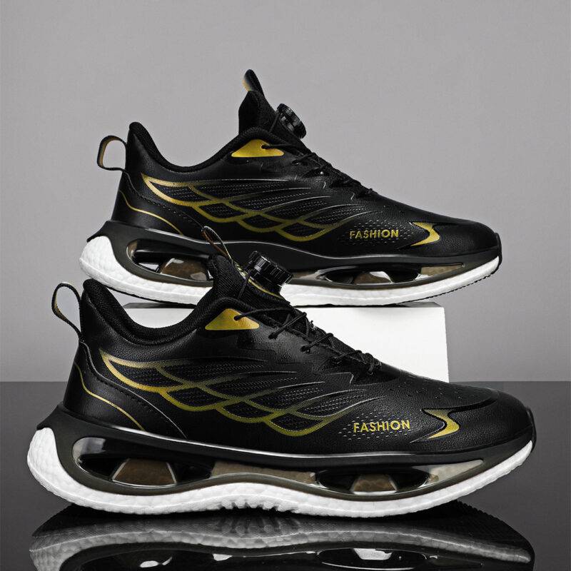 Shock Absorption Rotating Youth Button Sneaker - Image 2