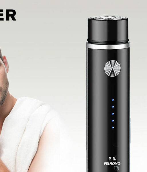 Mini Electric Shaver Portable Car Rechargeable Shaver