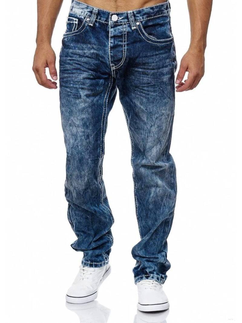 European And American Straight Men's Jeans - Image 6
