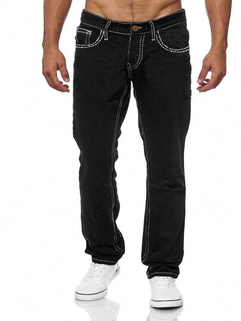 European And American Straight Men's Jeans - Image 3