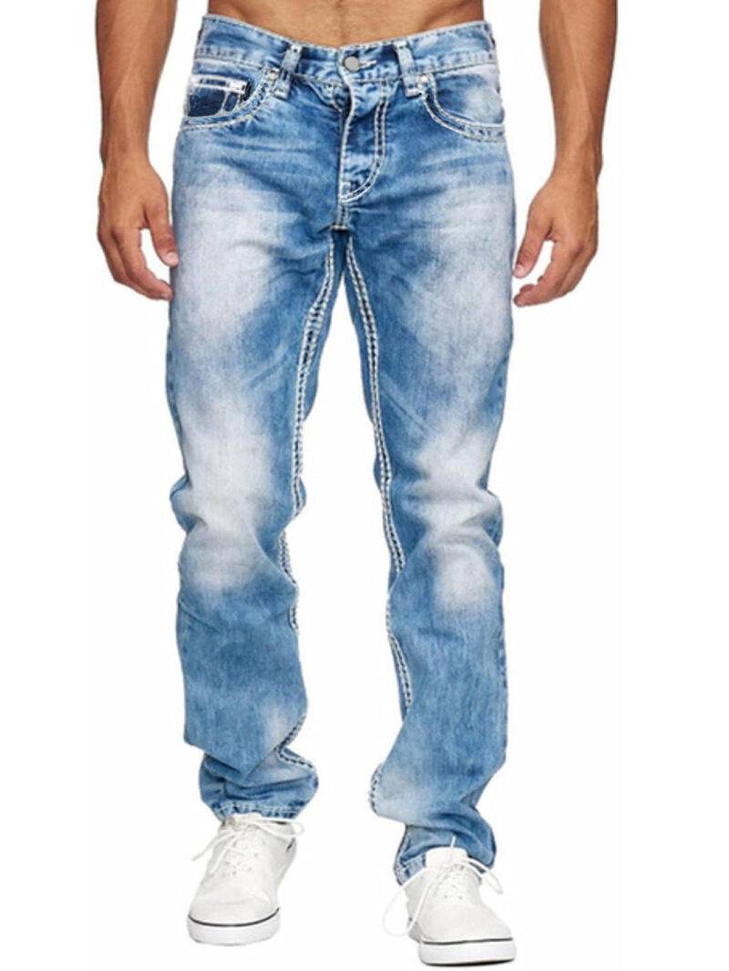 European And American Straight Men's Jeans - Image 8